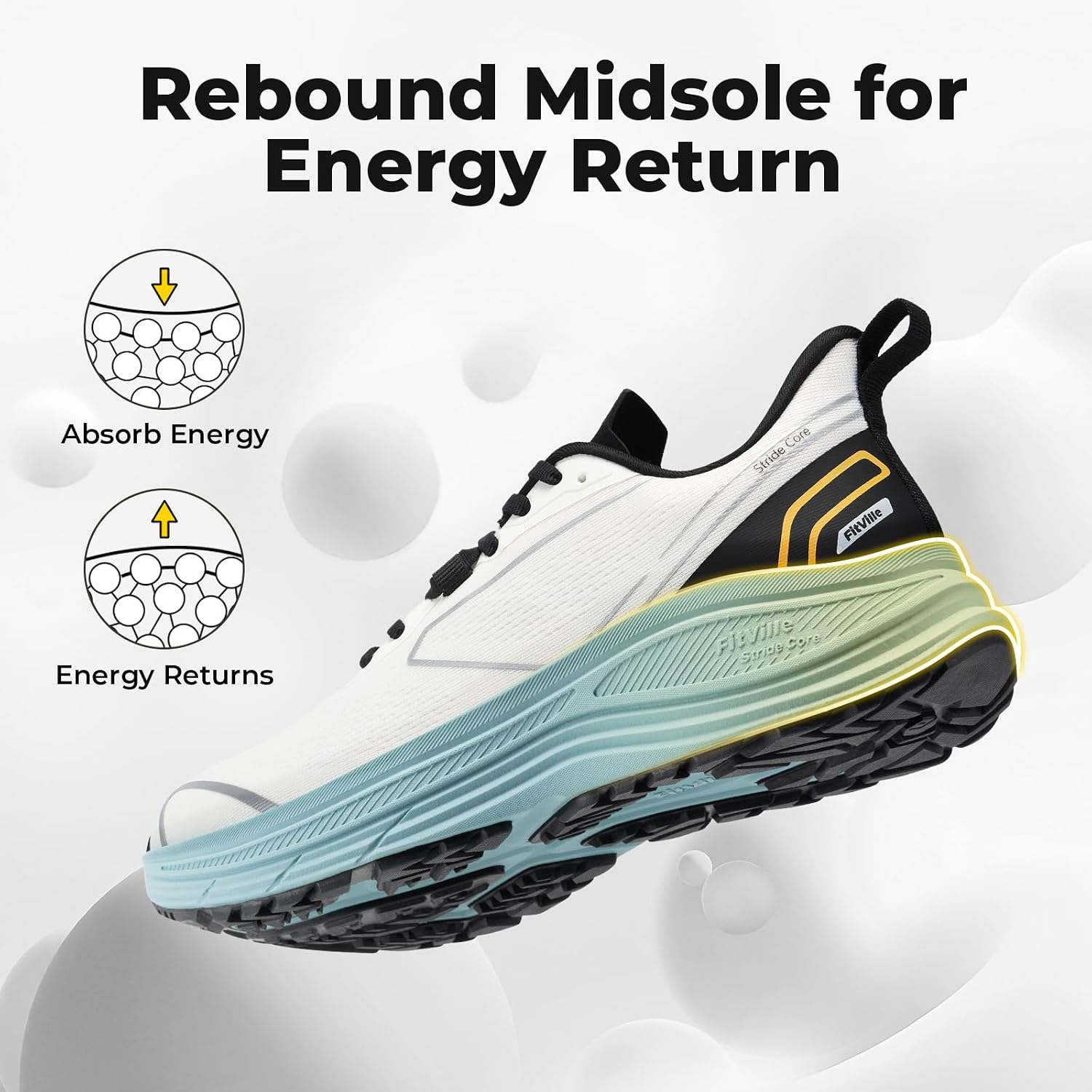 FitVille 남성용 와이드 핏 로드 러닝 및 워킹  - Lightweight Road Running Shoes 리뷰 및 가격