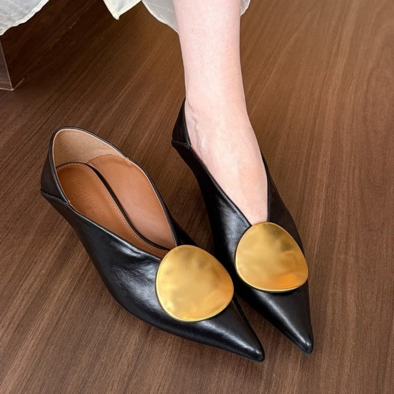 2025 봄 여름 포인티드 토 슬립온 여성 플랫 슈즈  - Women'S Shoes 리뷰 및 가격
