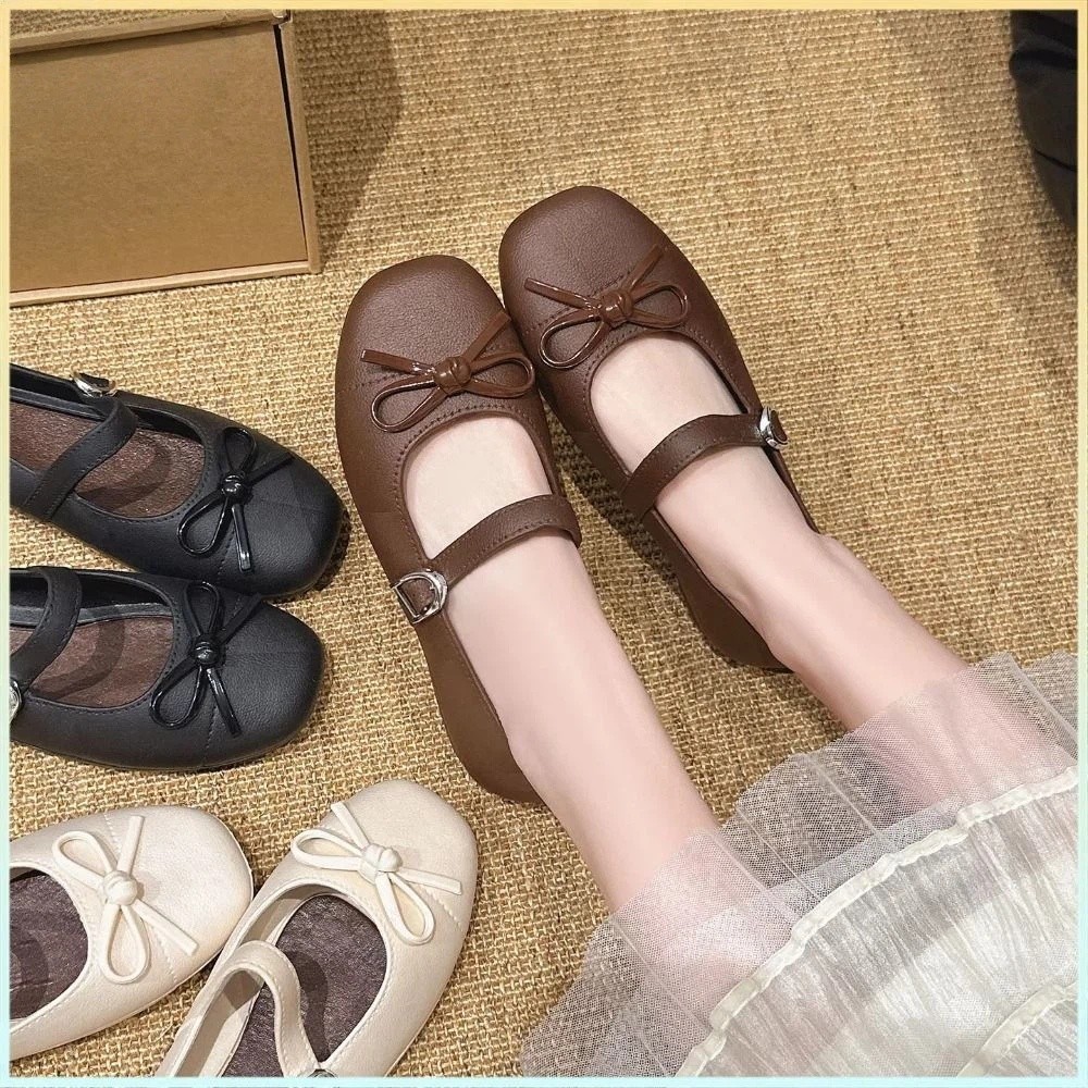 여성용 진주 리본 샌들, 미끄럼 방지 편안한 낮은 굽  - Sandals 리뷰 및 가격