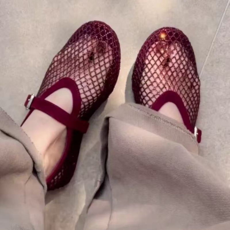 속이 빈 라인스톤 바오토우 샌들 여성용 2026 신상  - Sandals 리뷰 및 가격